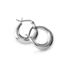 ANDREA COGGIOLA JOYAS - Aros Argolla Benita 19mm Plata Fina 925