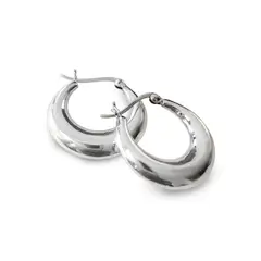 ANDREA COGGIOLA JOYAS - Aros Argolla Benita 25mm Plata Fina 925