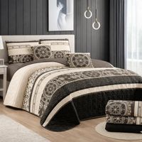 Cubrecama + Juego De Sabanas De 2 Plazas + Fundas Almohada - Multicolor - 2 Plazas