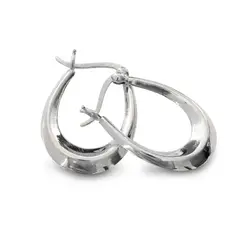 ANDREA COGGIOLA JOYAS - Aros Argolla Lorenza 18mm Plata Fina 925