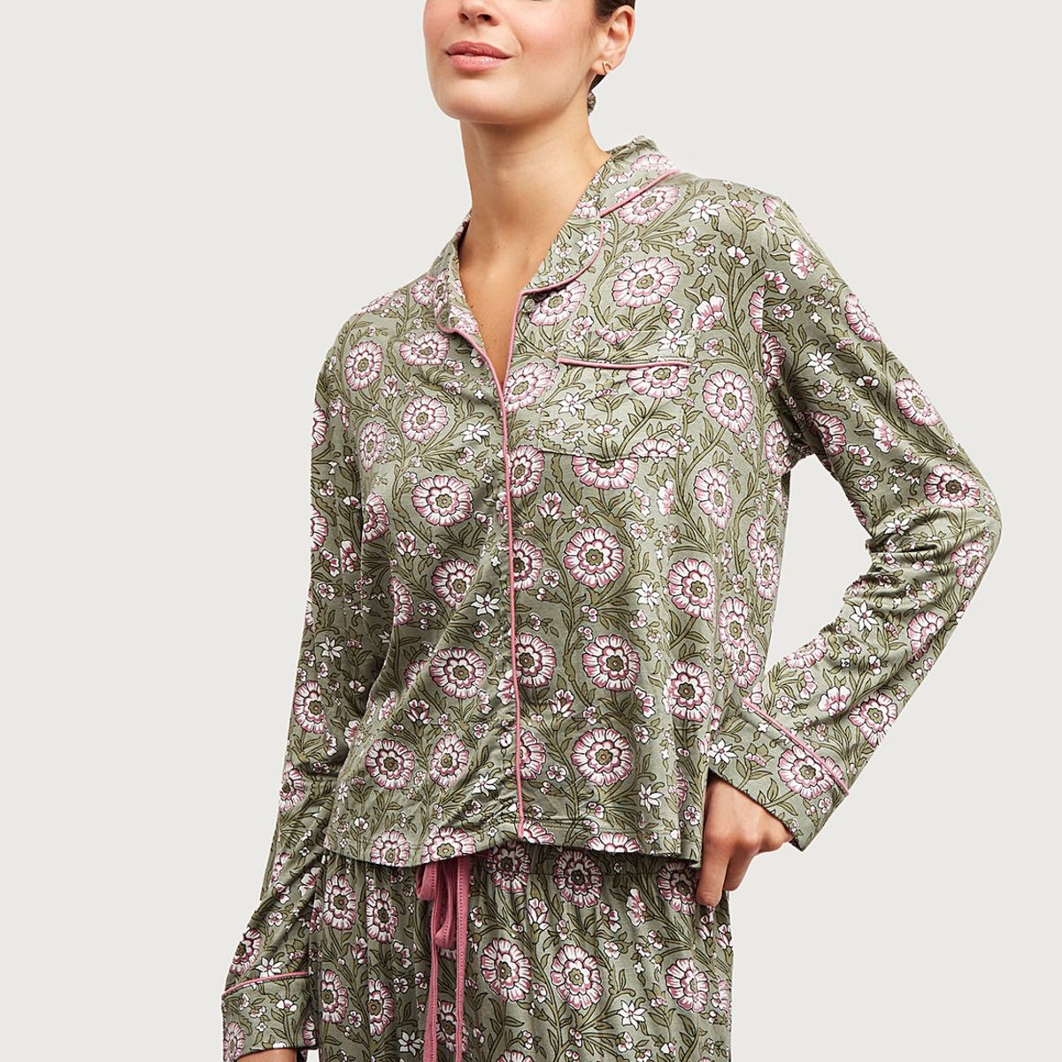 LOUNGE - Set Pijama Flores Dreamy