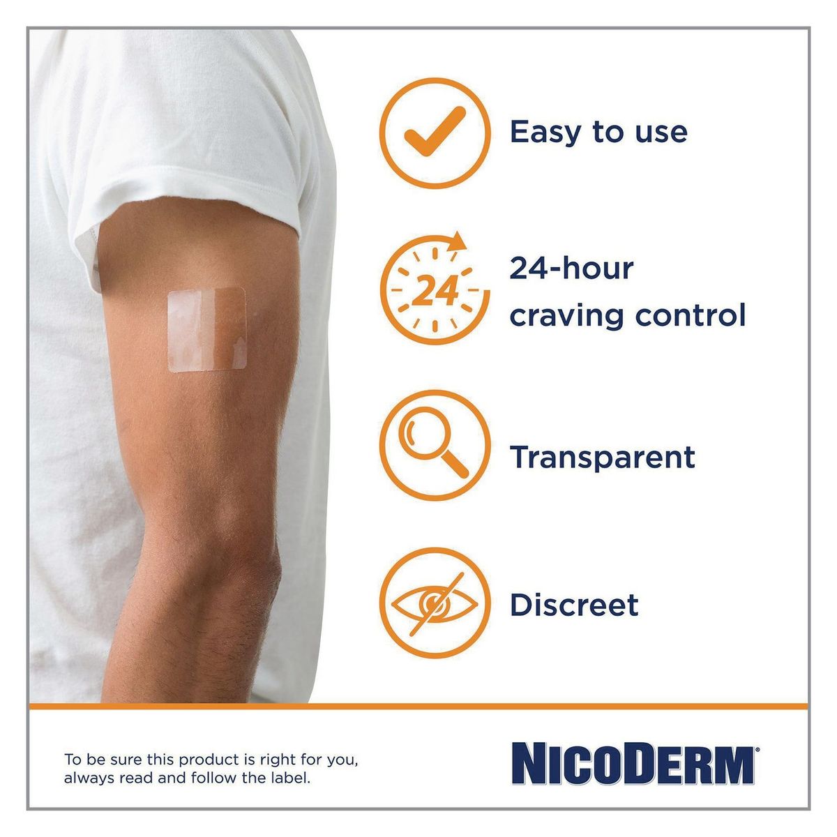 GENERICO - Parches Nicoderm CQ 14mg Step 2 14 Unid