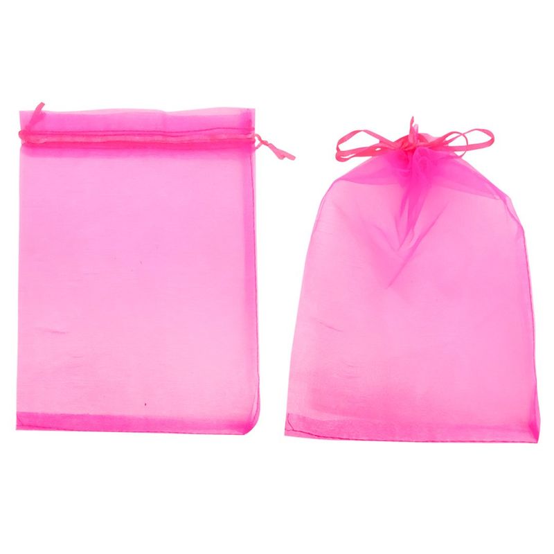 GENERICO - BOLSA ORGANZA FUCIA 20X29CM X12 NI