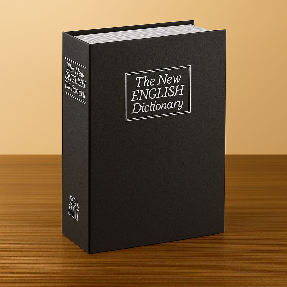 RD - Cofre Porta Valores Simulada Libro 270x200x68mm Negro