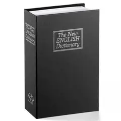 RD - Cofre Porta Valores Simulada Libro 270x200x68mm Negro