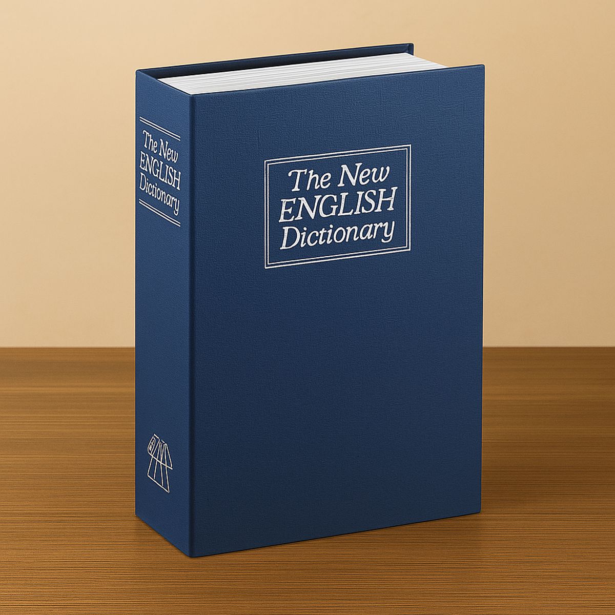 RD - Cofre Porta Valores Simulada Libro 270x200x68mm Azul