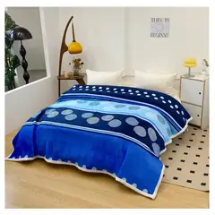 GENERICO - Frazadas Con Chiporro Polar Diseños Estampados 1.5 Plazas 230x180cm