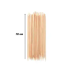 OEM - Palos Para Brochetas Anticuchos Pinchos 70cm