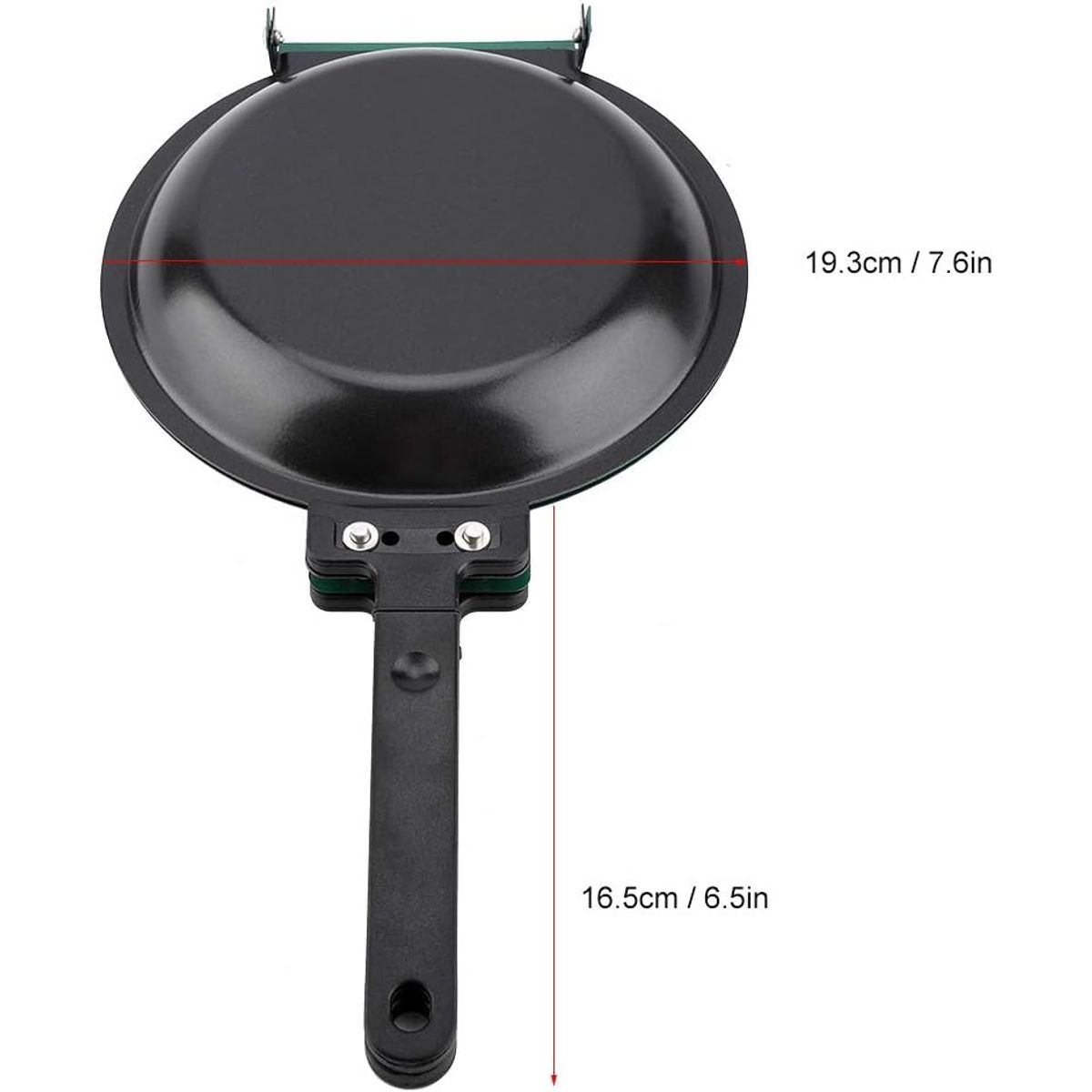 GENERICO - Sartén Tortillero Doble Antiadherente Flip