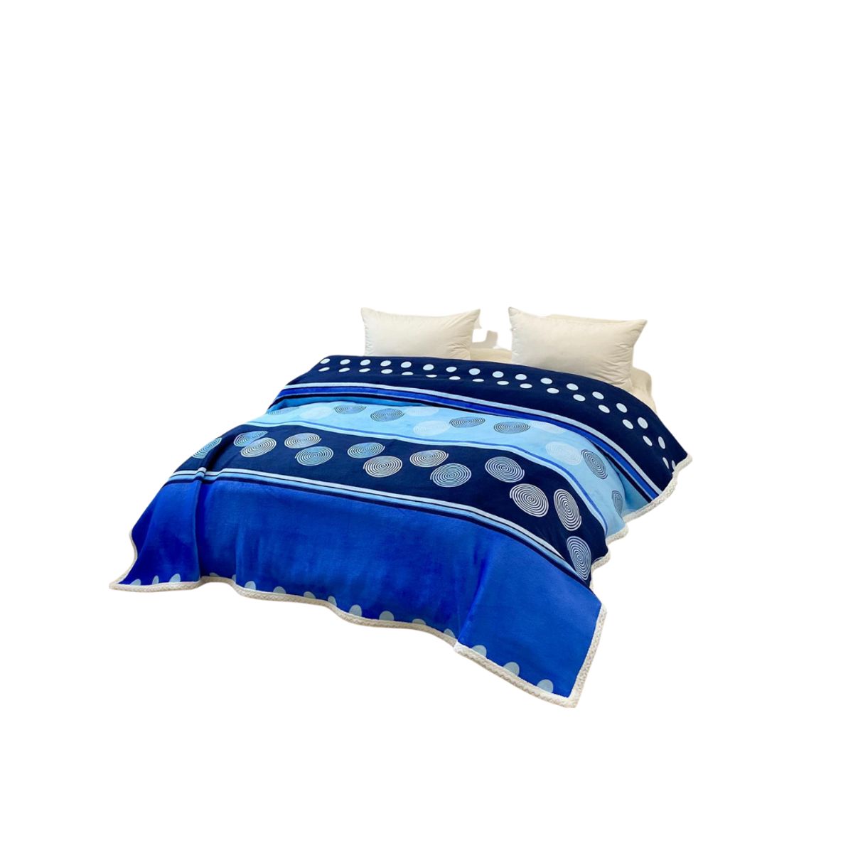 GENERICO - Frazadas Con Chiporro Polar Diseños Estampados 2 Plazas 230x210cm