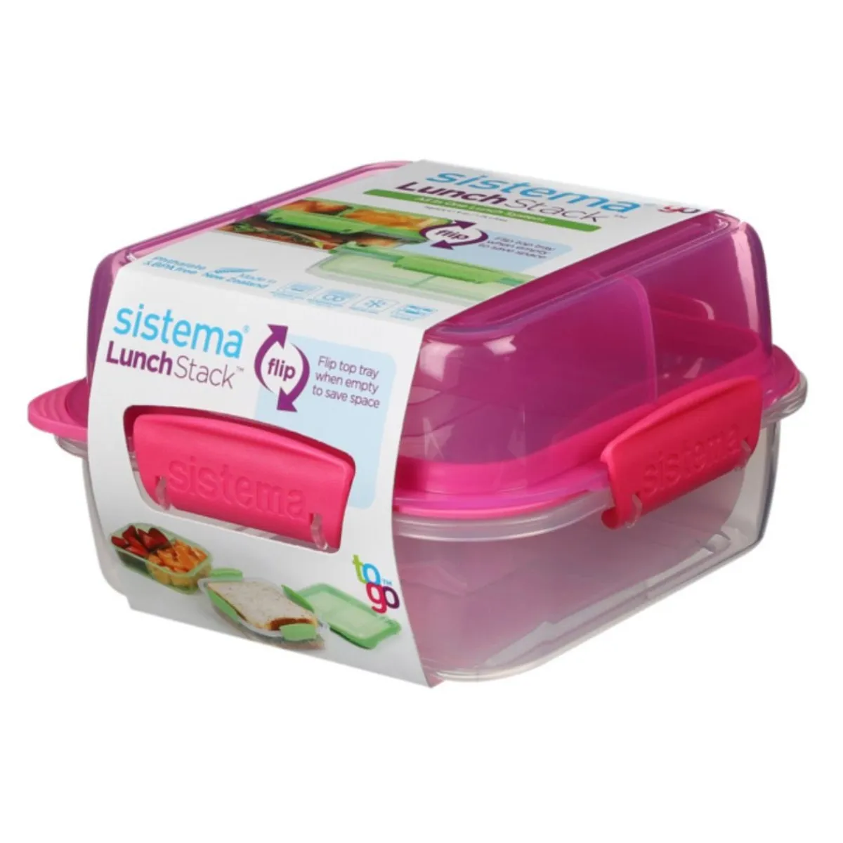 SISTEMA - Contenedor De Almuerzo Sistema Lunch Stack 1.24 Lts
