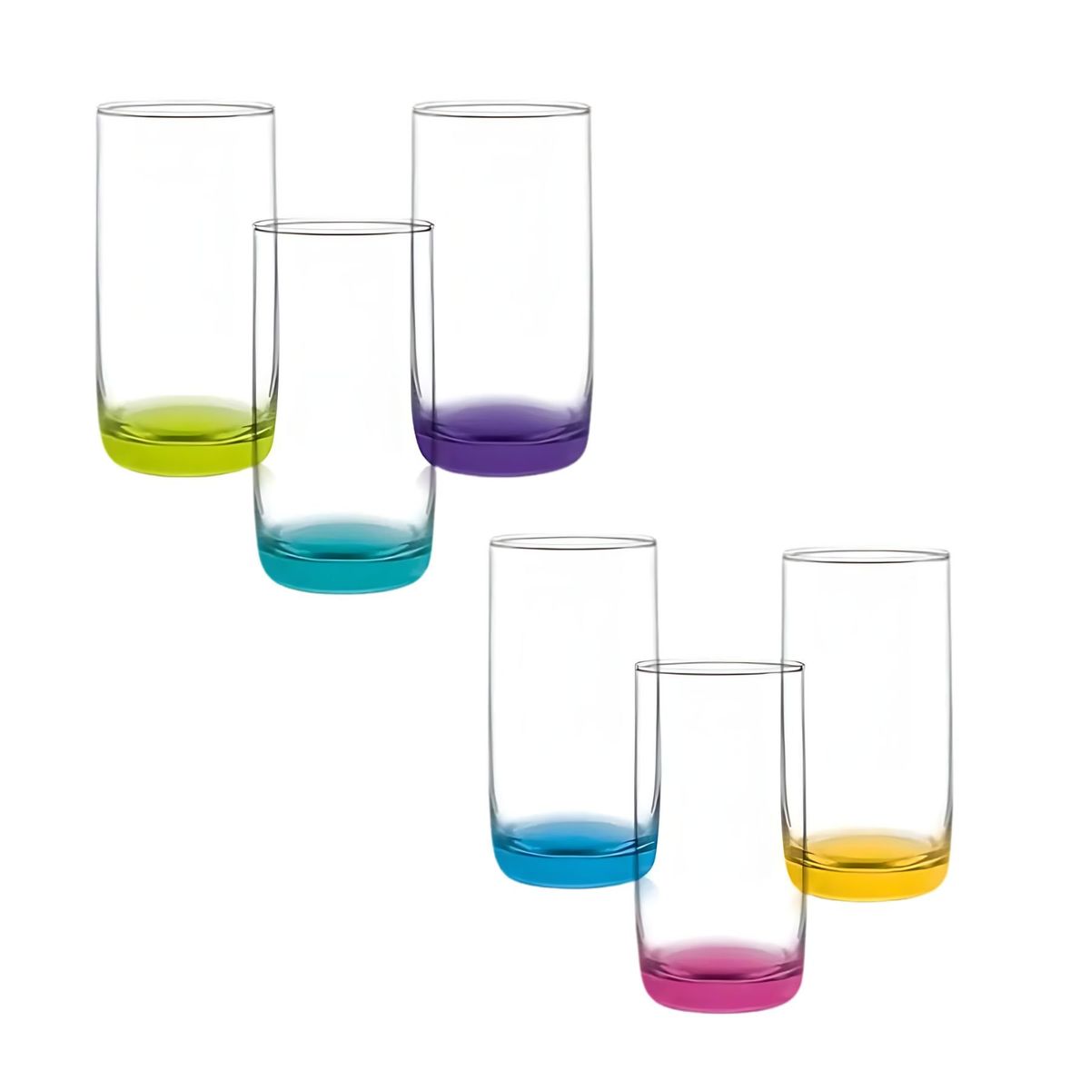 CRISTAR - Display 6 Vasos Altos Monterrey Fondo 445mL Cristar