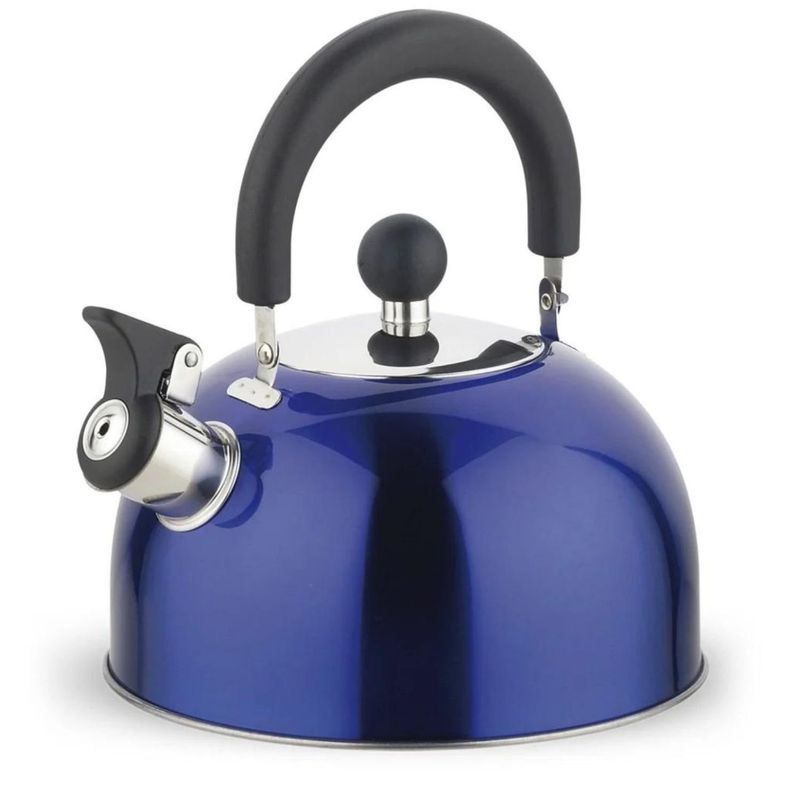 WENS - Tetera Sicilia 2500 ml Acero Inoxidable 25S Wens Cocina Azul