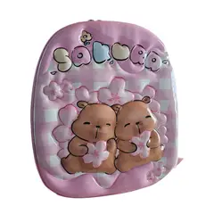 GENERICO - Mochila infantil preescolar capibara para jardin 3D