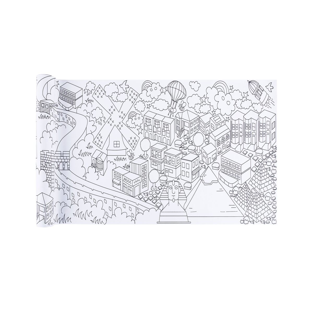 TOOKY TOY - Poster para Pintar Cuidades del Mundo Tooky Toy