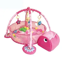 IRM - ALFOMBRA GIMNASIO 3 EN 1 DE ESTIMULACION PARA BEBE ROSA