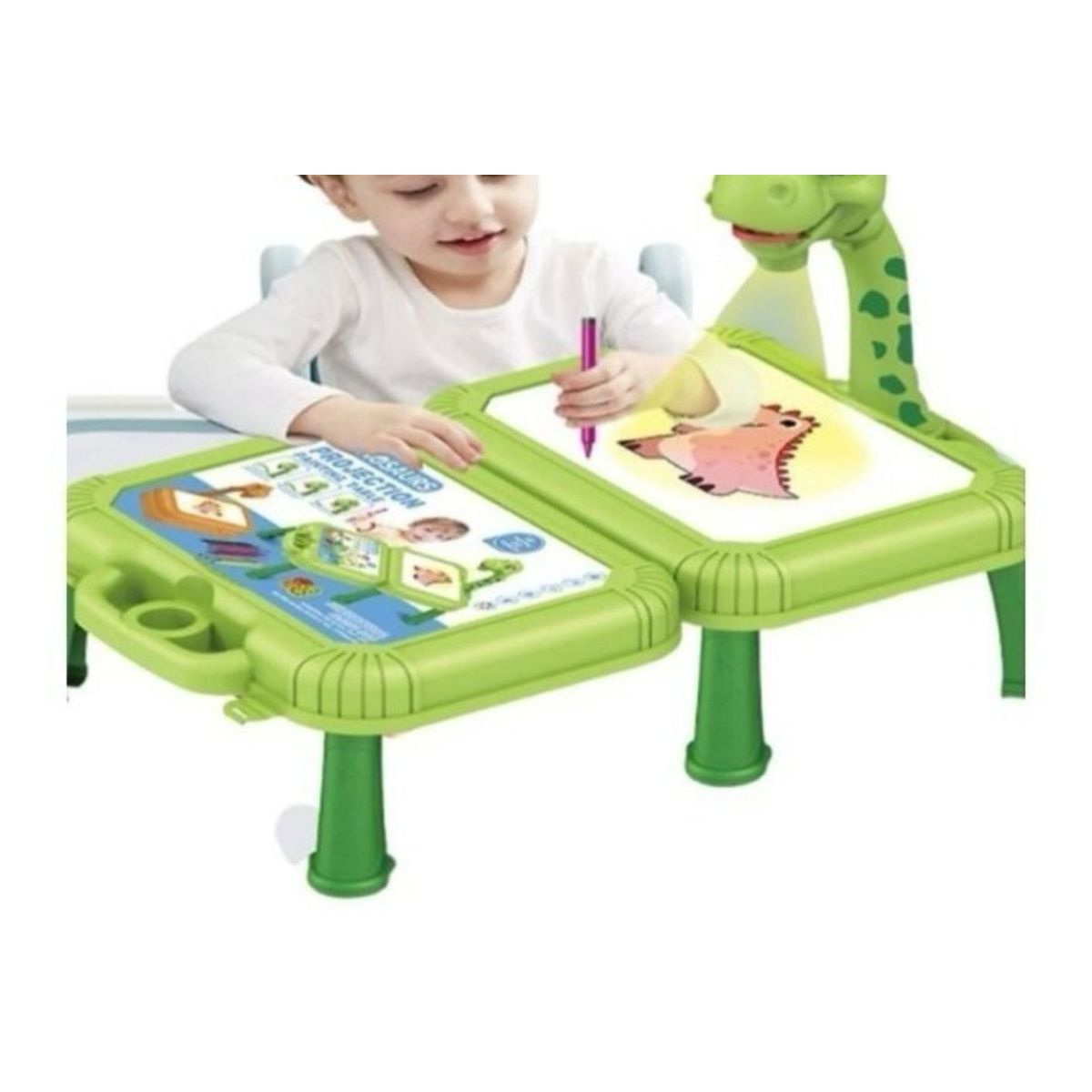 GENERICO - Mesa De Dibujo Didáctica Con Proyector Infantil