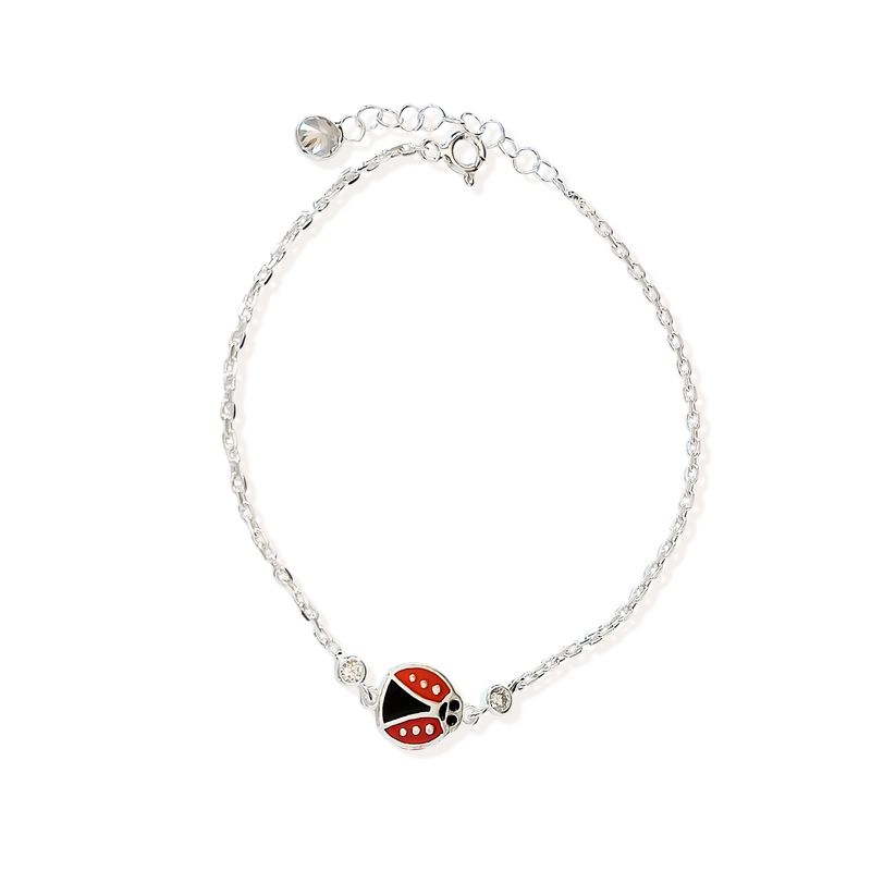 ANDREA COGGIOLA JOYAS - Pulsera Chinita Circón Plata  Fina 925
