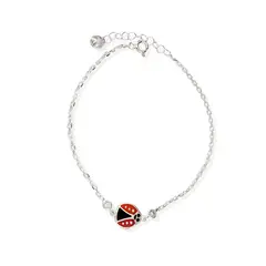 ANDREA COGGIOLA JOYAS - Pulsera Chinita Circón Plata Fina 925