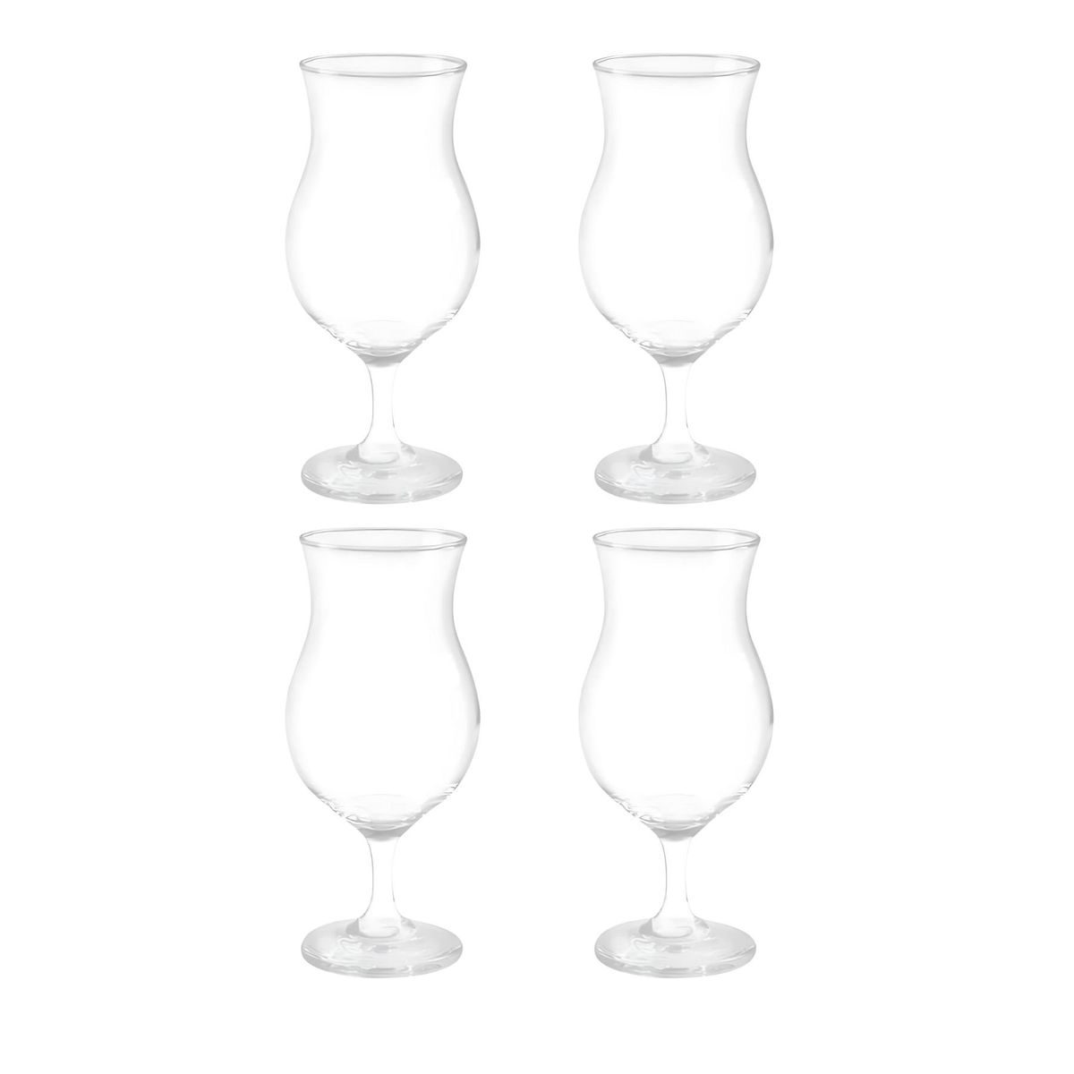 CRISTAR - Display 4 Copas Cerveceras Premium Praga 442mL Cristar Beer