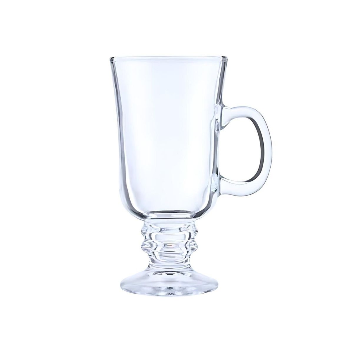 ALLEGRA - Set 2 Vasos Grande Cafe Cappuccino Vidrio Cristal 230mL Allegra