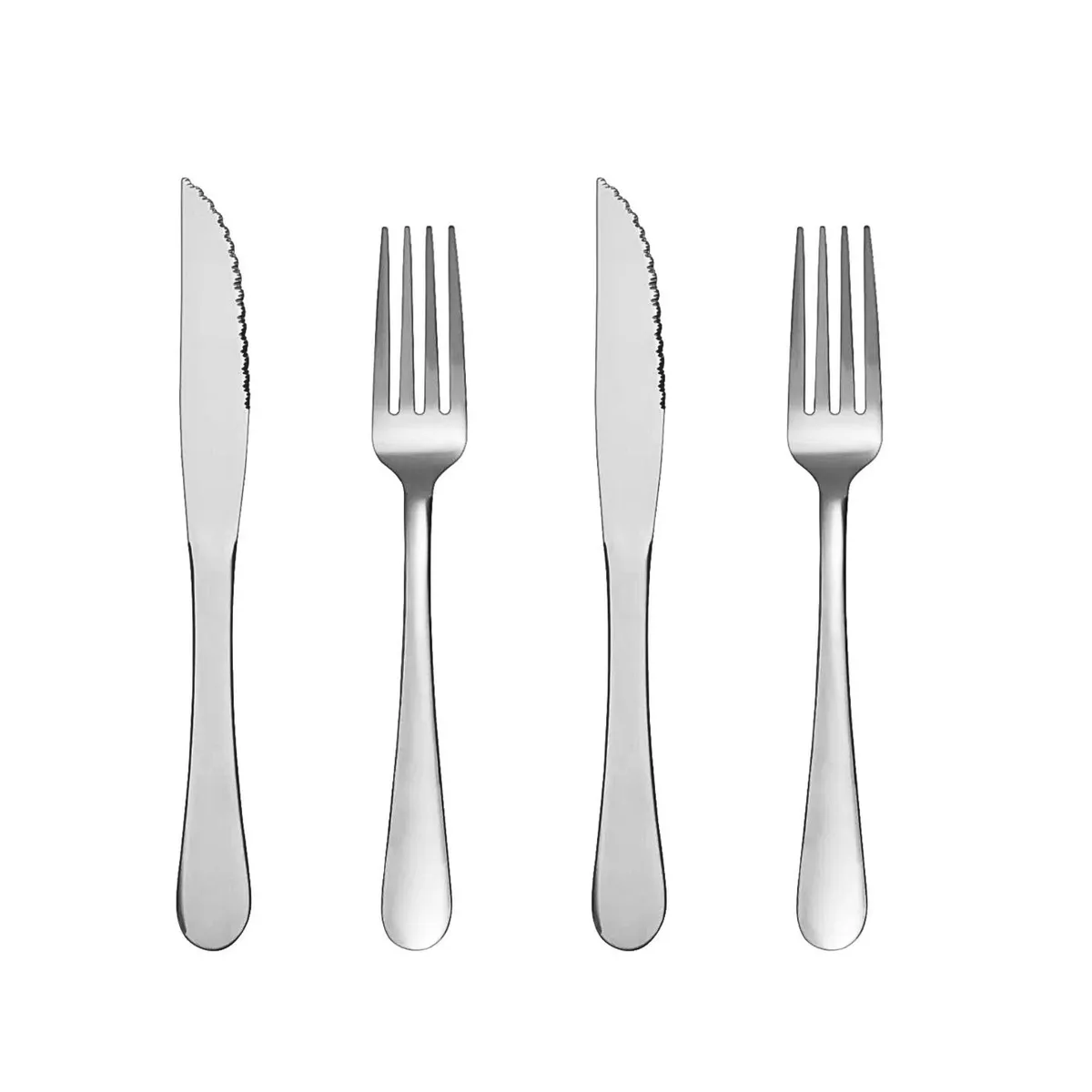 KRONS - Set Cubiertos 24 Pzs Wigan Krons Acero Inox Set Cuchilleria