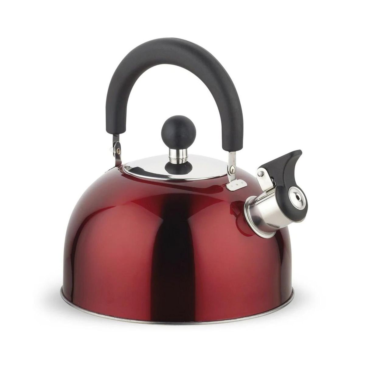 WENS - Tetera Sicilia 2500mL Acero Inoxidable 25S Wens Cocina Rojo