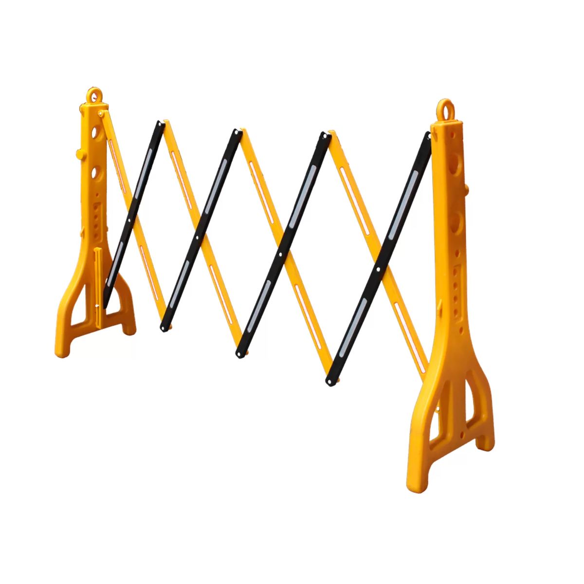 QRUBBER - Barrera Seguridad Vial Expandible 2,5mt QRubber