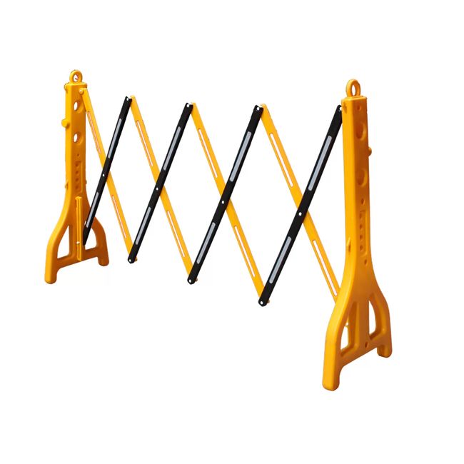 QRUBBER - Barrera Seguridad Vial Expandible 2,5mt QRubber