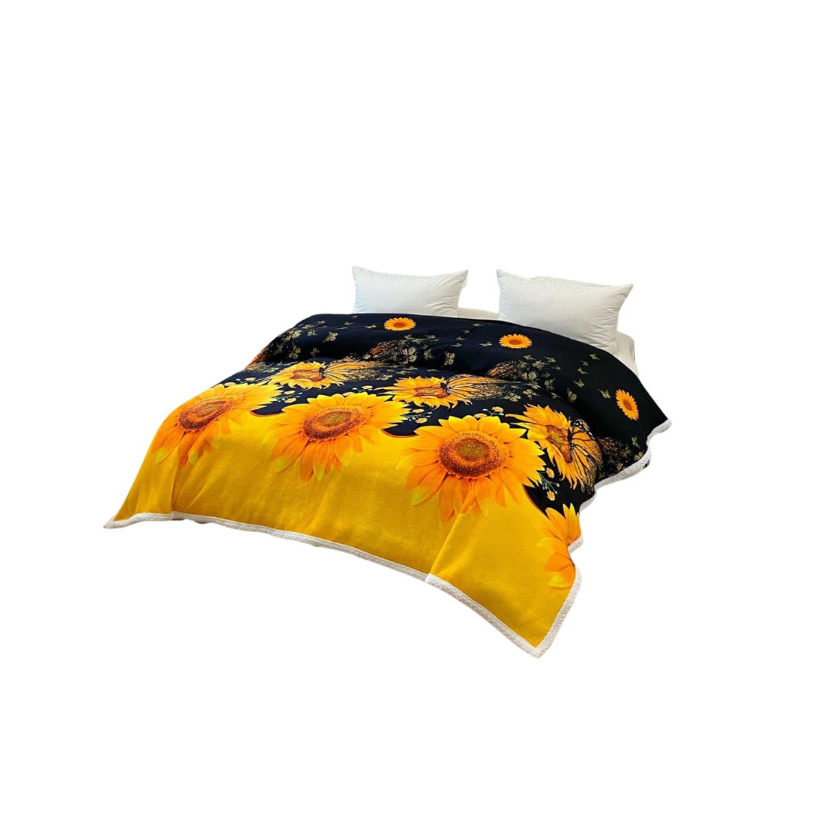 GENERICO - Frazadas Con Chiporro Polar Diseños Estampados King 230x210cm