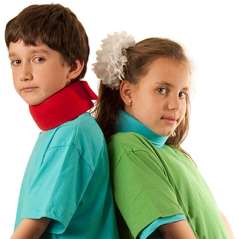 BLUNDING - Collar Cervical Blando Pediátrico Niño 12-14 Color Verde