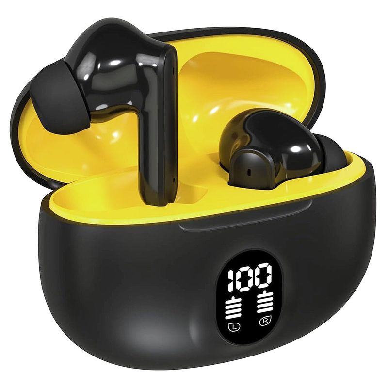 GENERICO - Audifonos bajos ultra potentes S600 Estéreo con Pantalla LED