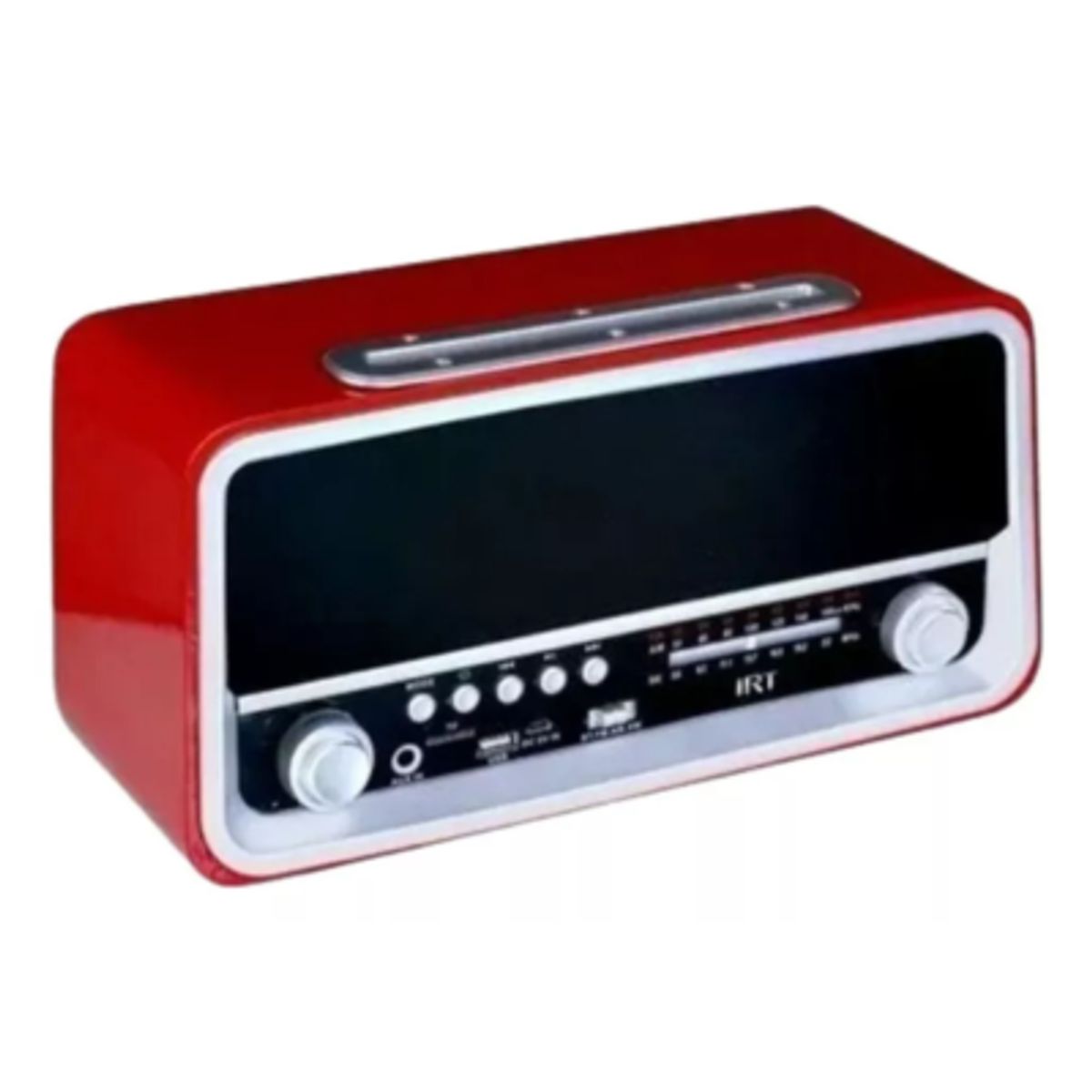 IRT - Parlante Retro Irt 06 Vintage Recargable Bt Radio Aux Sd Red