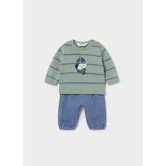MAYORAL - Conjunto pantalón y jersey animalito recién nacido
