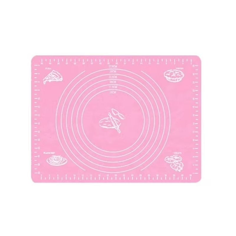 GENERICO - Lámina Silicona Amasar Bizcocho Pizza Pan Fondant 50x40 Cm