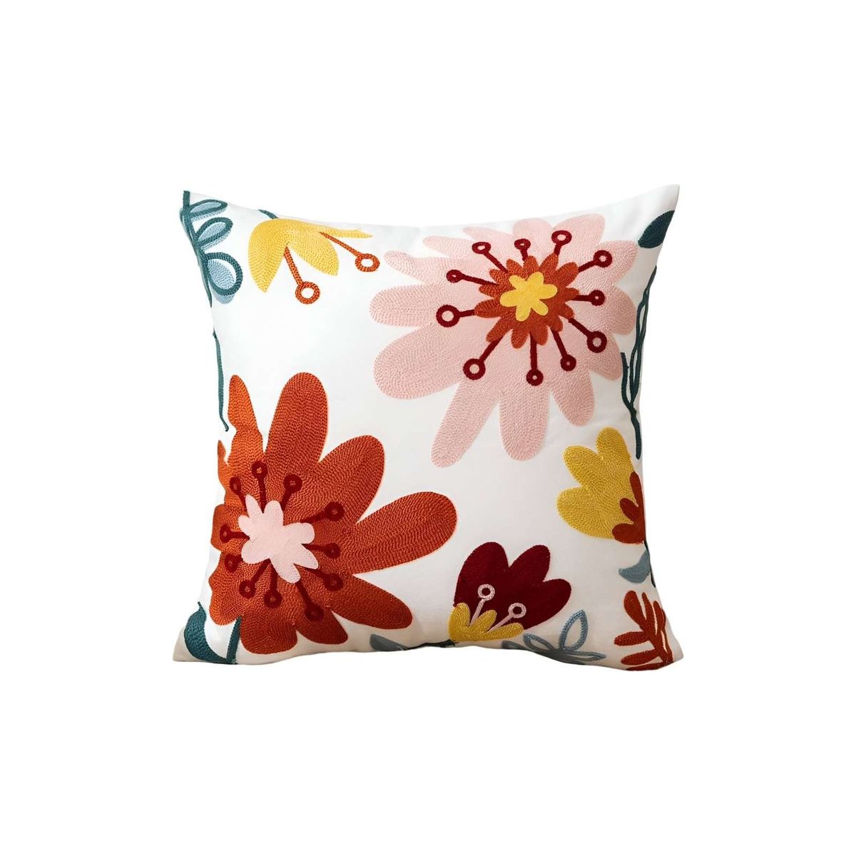 GENERICO - SET DE 2 FUNDAS BORDADAS 45x45  C25