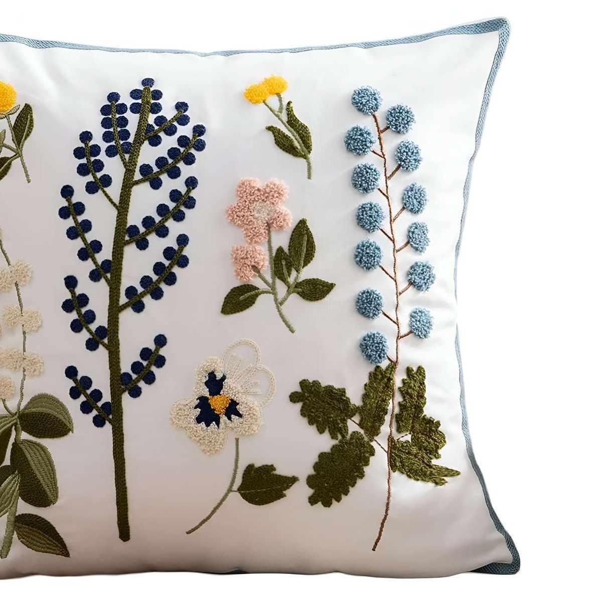 GENERICO - SET DE 2 FUNDAS BORDADAS 45x45  C61