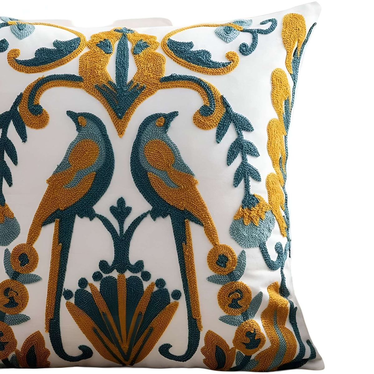 GENERICO - SET DE 2 FUNDAS BORDADAS 45x45  C63