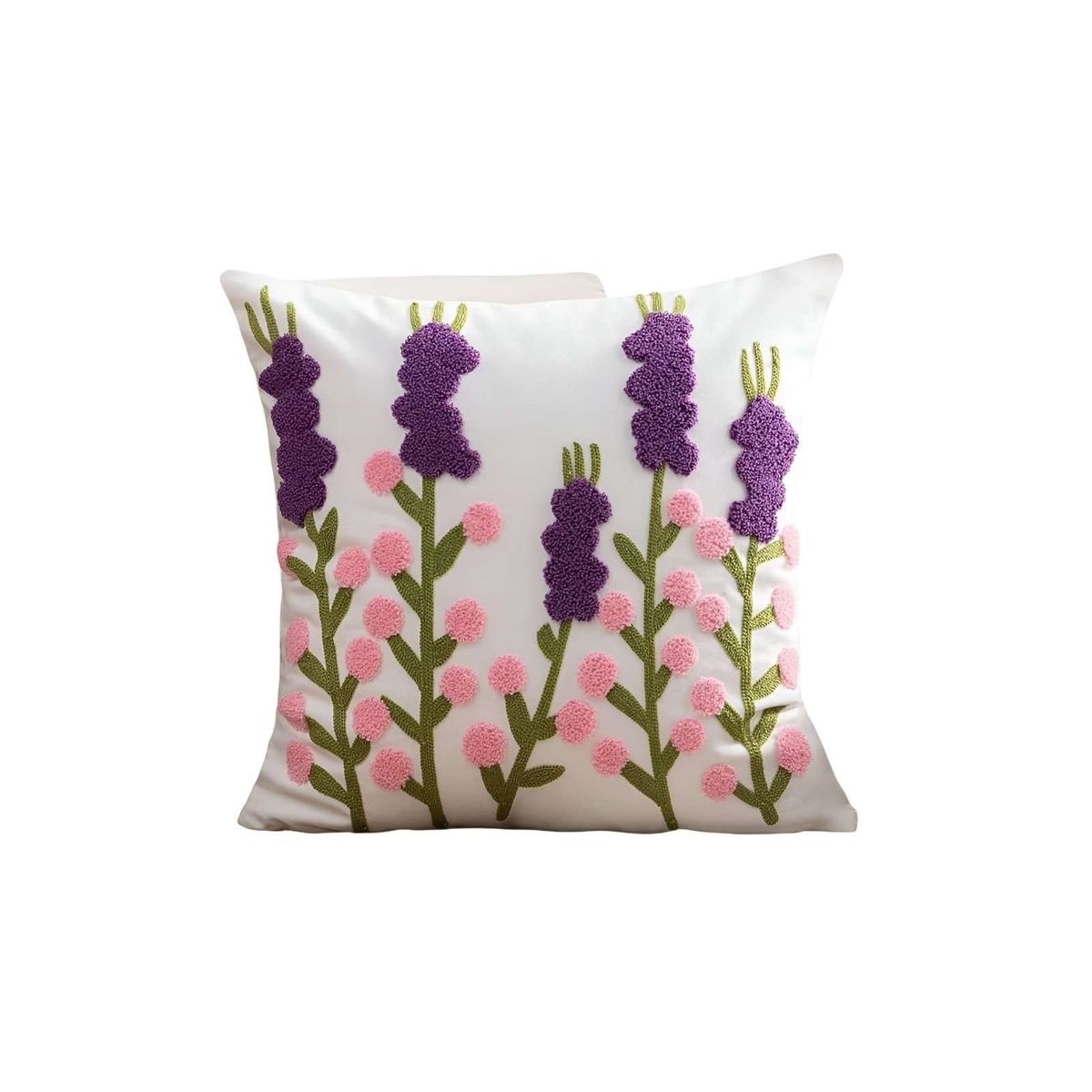 GENERICO - SET DE 2 FUNDAS BORDADAS 45x45  C69