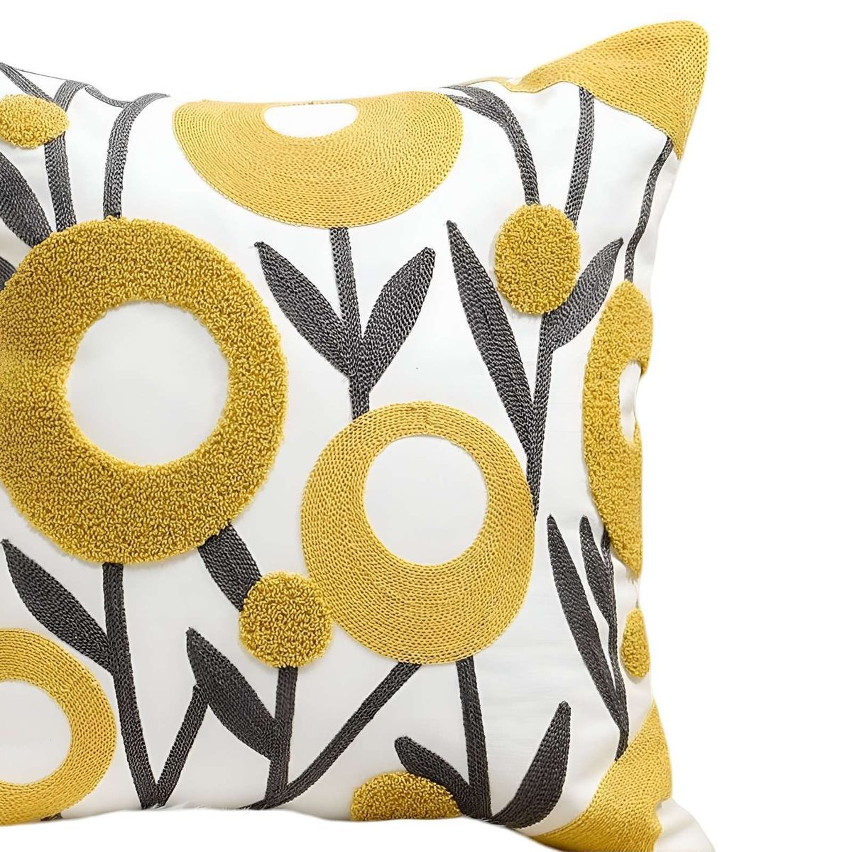 GENERICO - SET DE 4 FUNDAS BORDADAS 45x45 C2