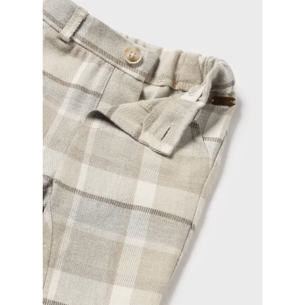 MAYORAL - Conjunto Chaqueta de tipo cardigan y pantalón cuadros recién nacido