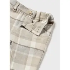 MAYORAL - Conjunto Chaqueta de tipo cardigan y pantalón cuadros recién nacido