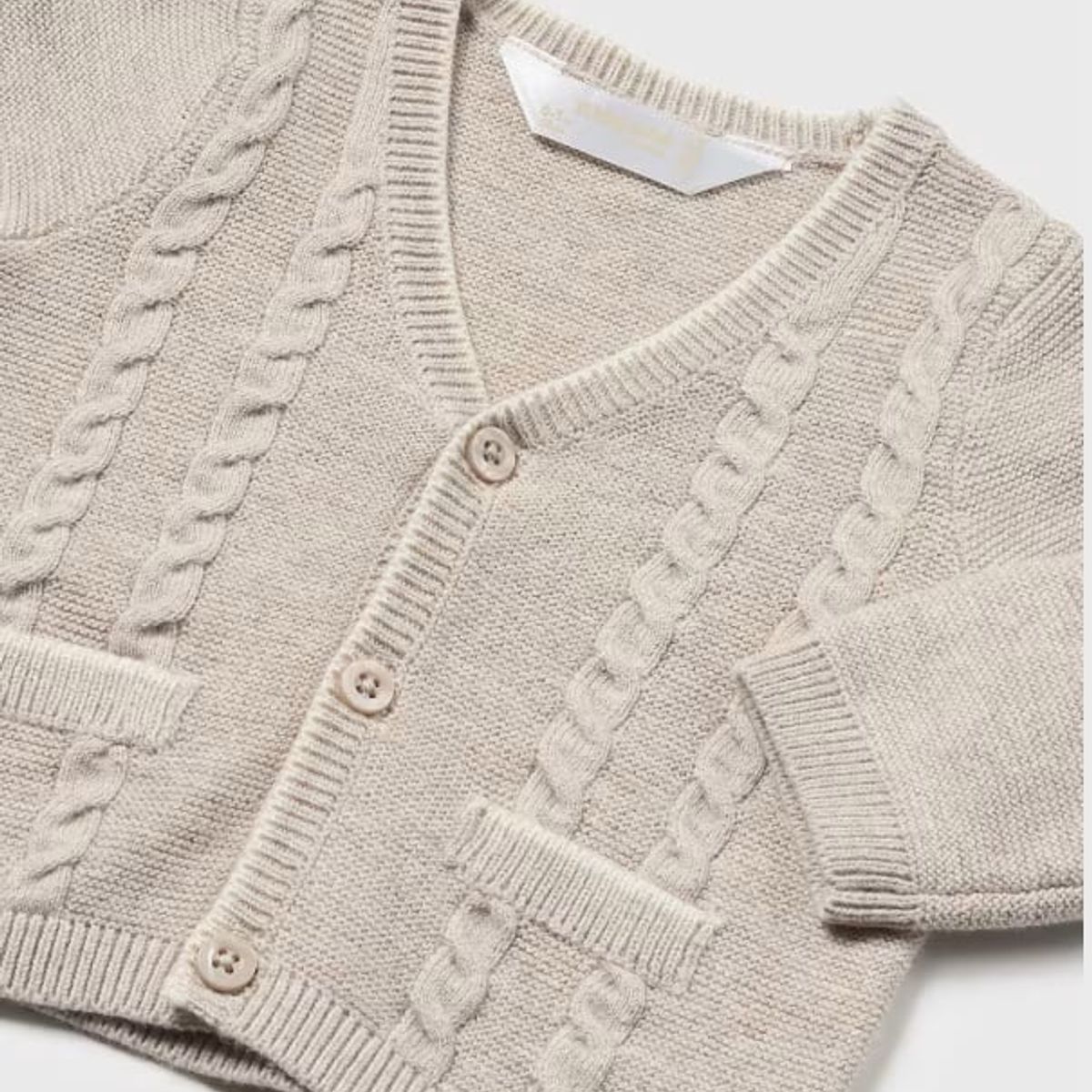 MAYORAL - Conjunto Chaqueta de tipo cardigan y pantalón cuadros recién nacido