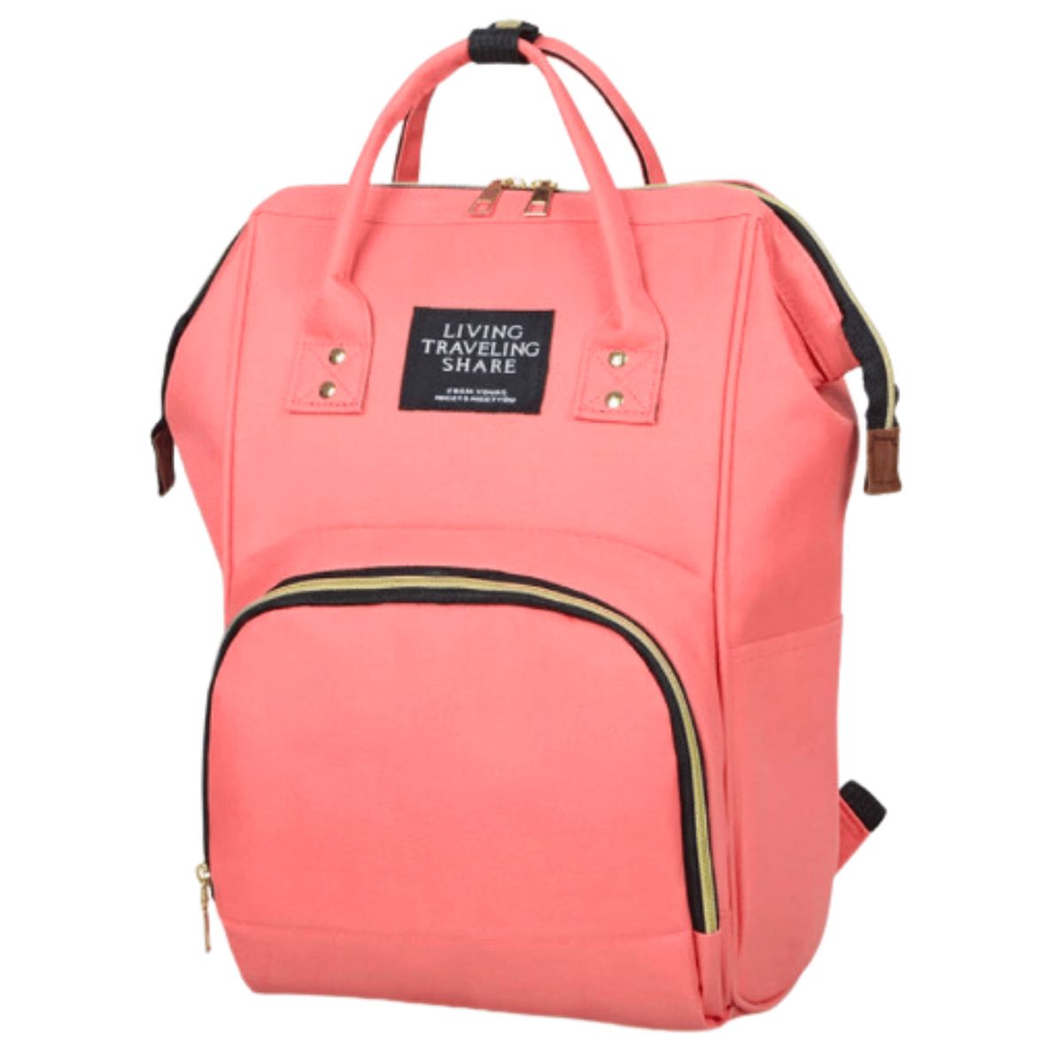 UTILISIMO - Mochila Maternal Bolso Pañalera Bebé Térmica E Impermeable Coral