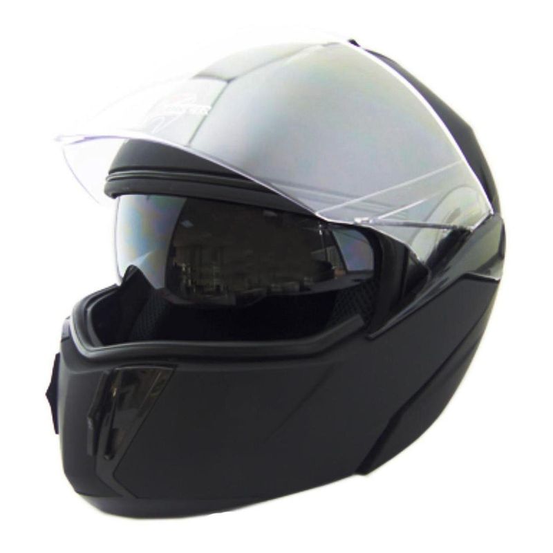 IMPORTCLICK - Casco Moto Pro-Biker Certificado Lentes Negro - Negro