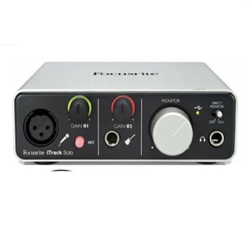 BAUL MAGICO - Interfaz De Audio Focusrite Itrack Solo Lightning Audio  B24