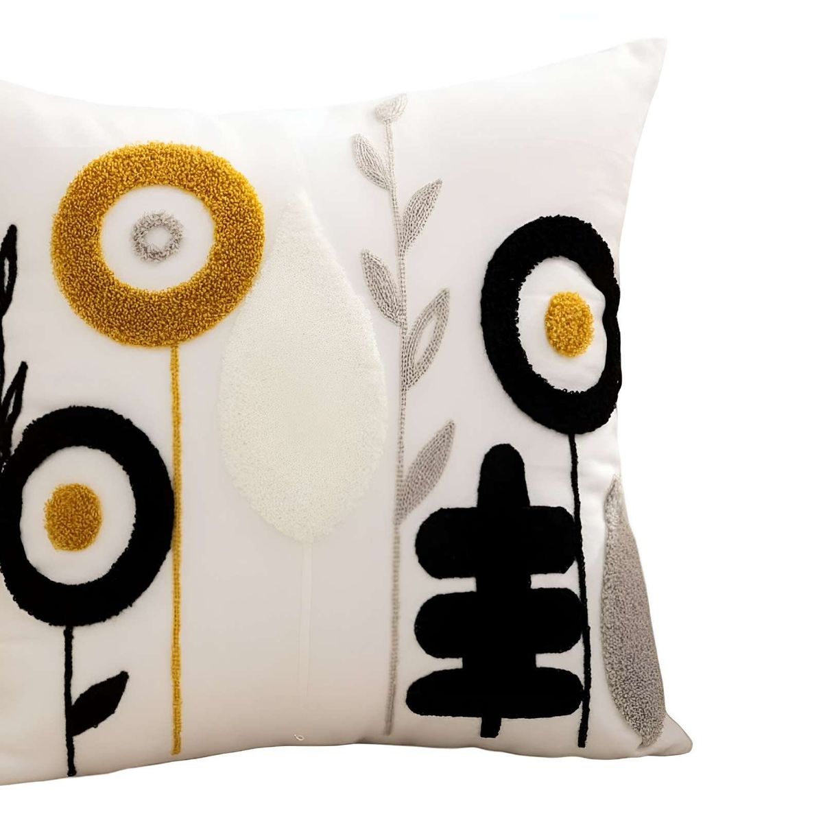 GENERICO - SET DE 2 FUNDAS BORDADAS 45x45  C13