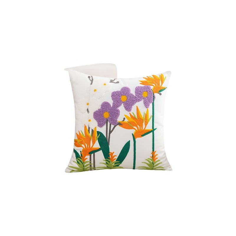 GENERICO - SET DE 2 FUNDAS BORDADAS 45x45  C41