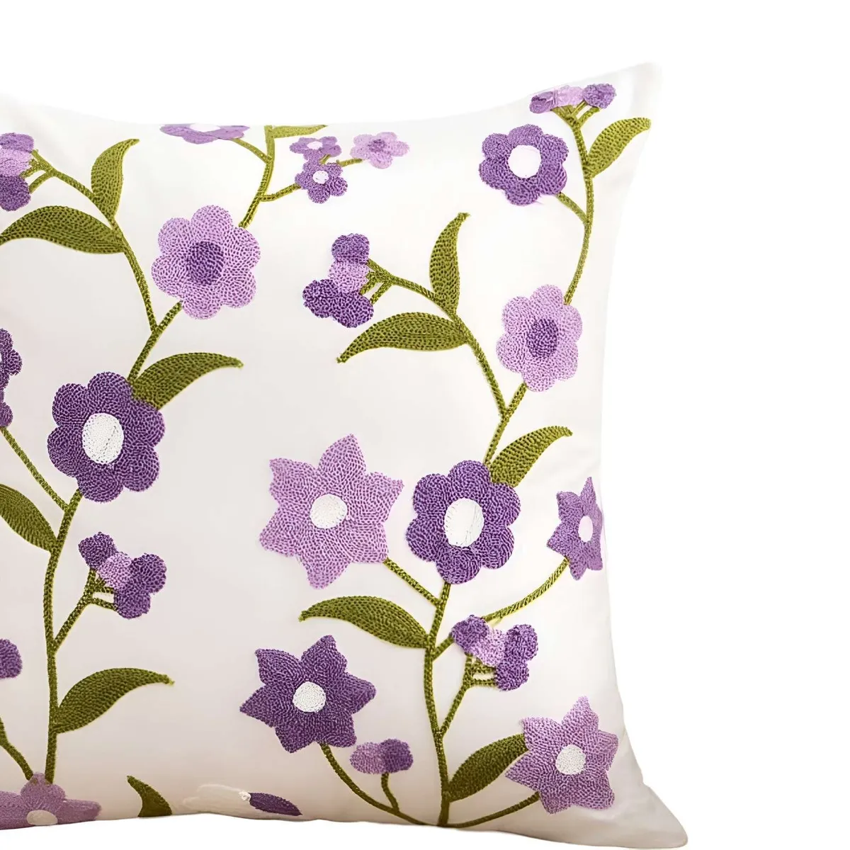 GENERICO - SET DE 2 FUNDAS BORDADAS 45x45  C70