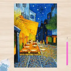 ARTE CONSENTIDO - KIT DE PINTURA CON DIAMANTE CAFÉ ARLES 30X40